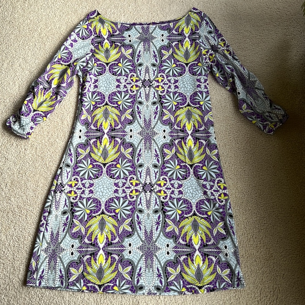 SOYBU purple print active dress - Size Medium